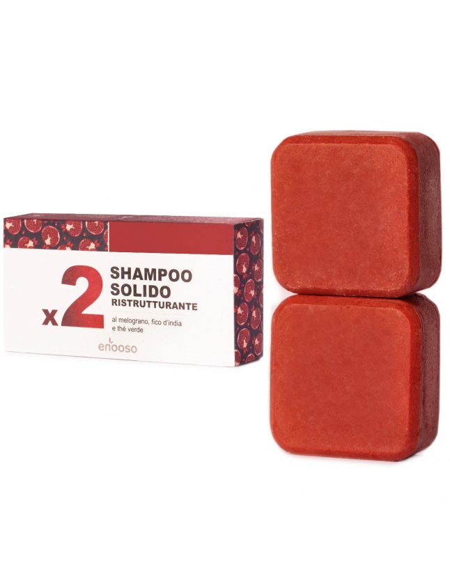 Shampoo Solido Ristrutturante x2